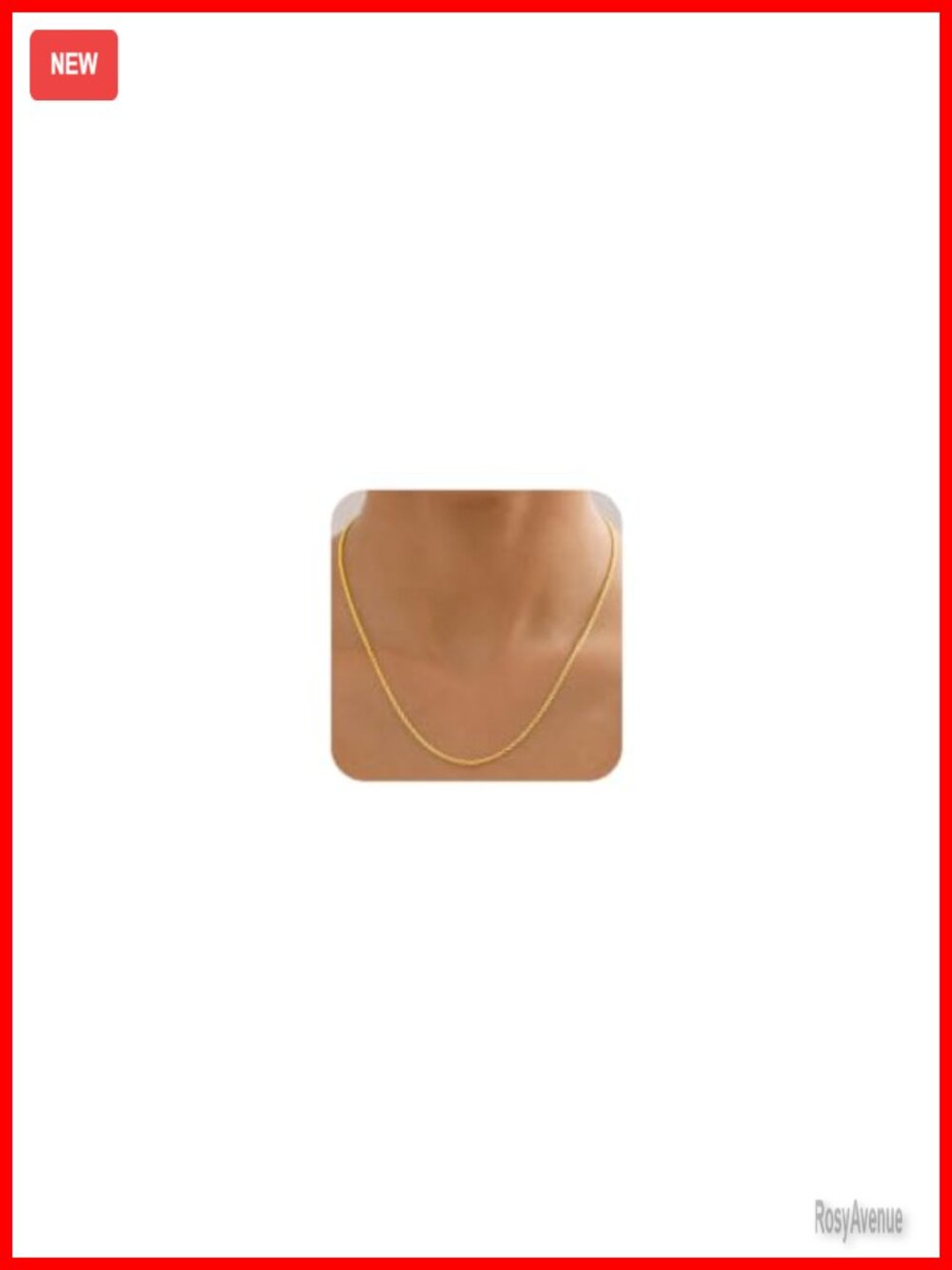 18K Gold Plated 925 Sterling Silver 2mm Rope Chain Necklace with Extender